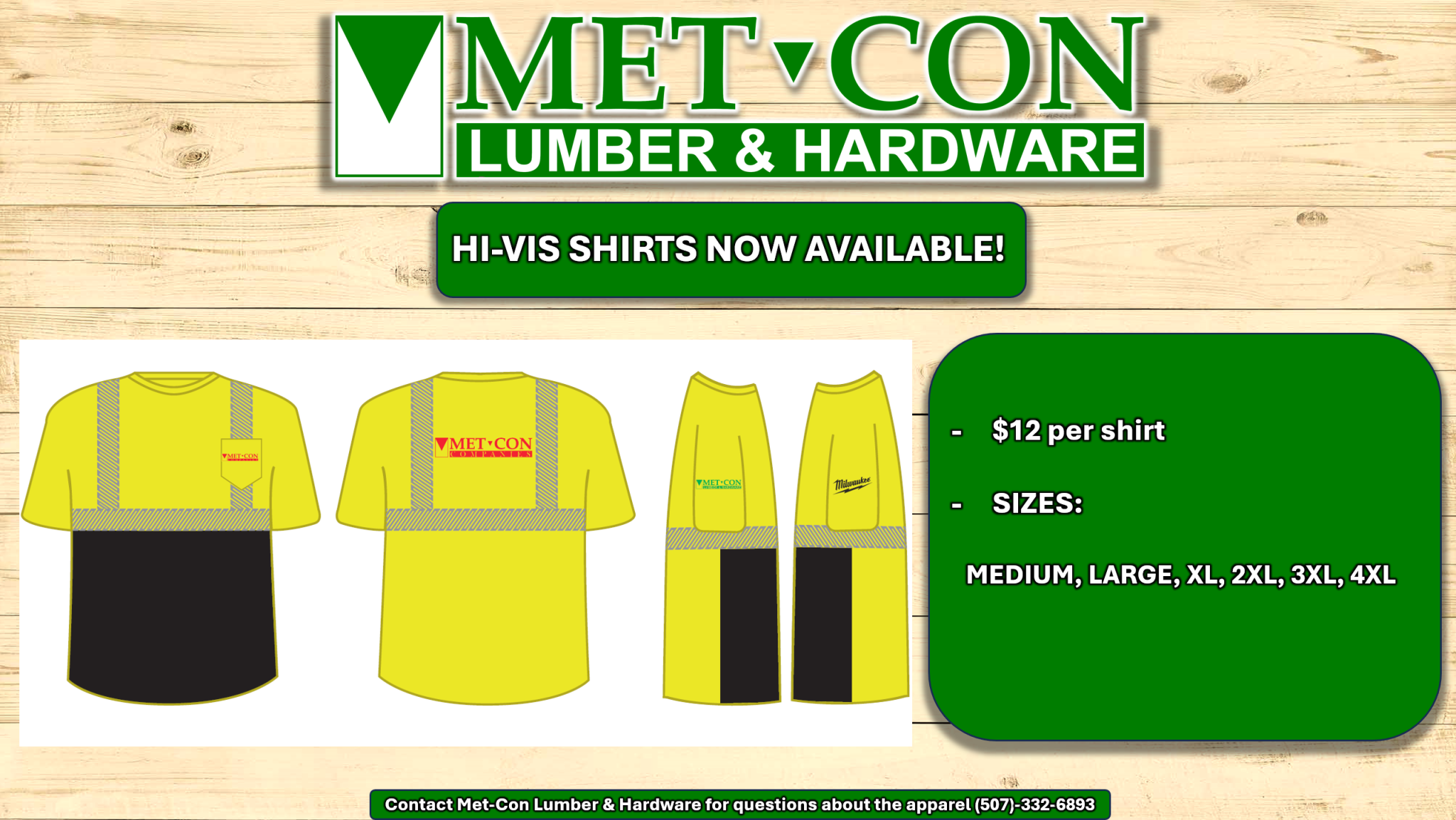 Hi-Vis T-shirts promo